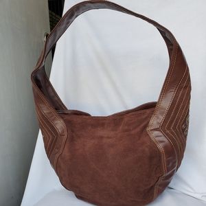 Vintage Maxximum brown leather and suede h…